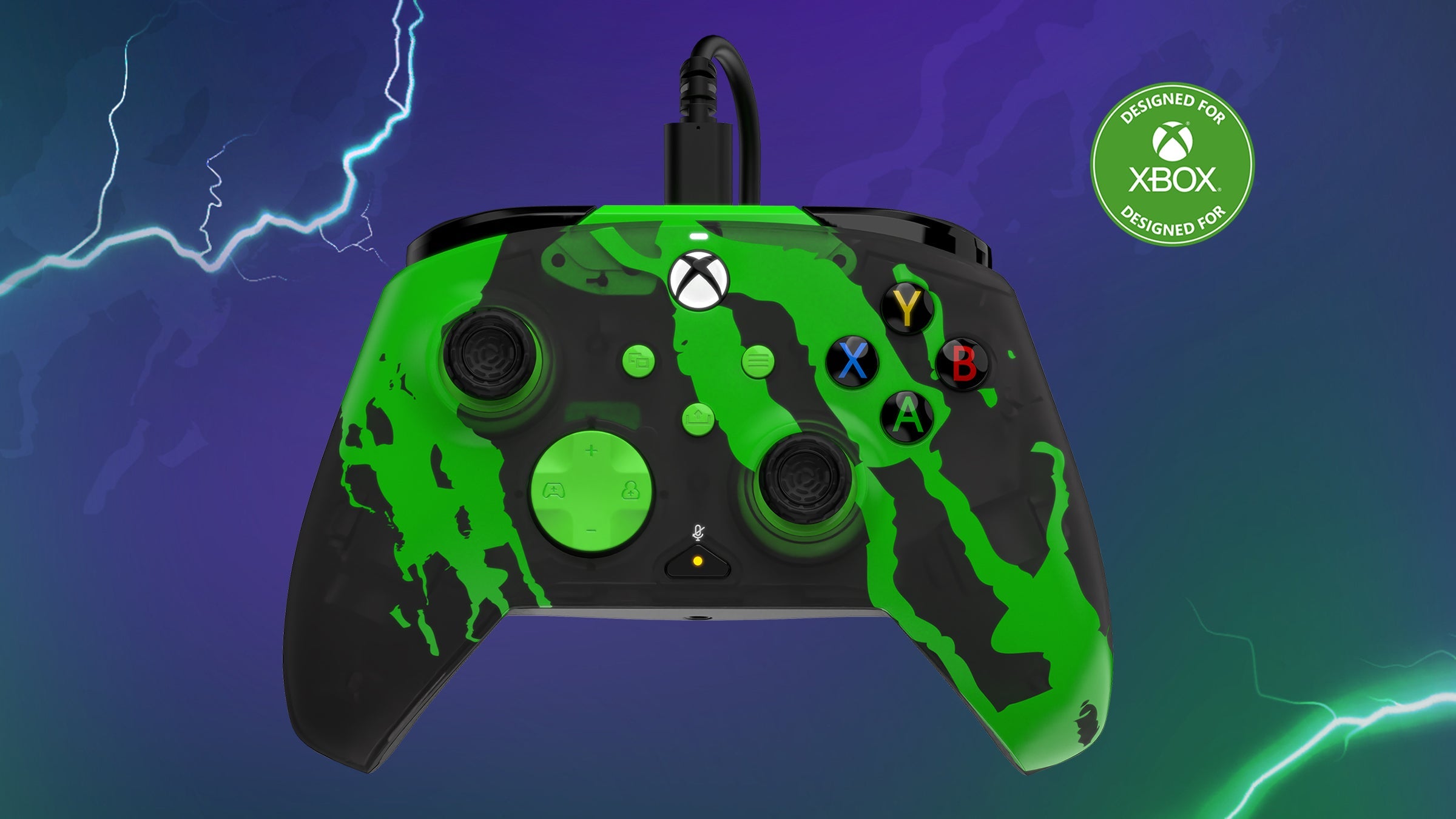 Controller - PDP Rematch Glow Advanced Wired-ontroller