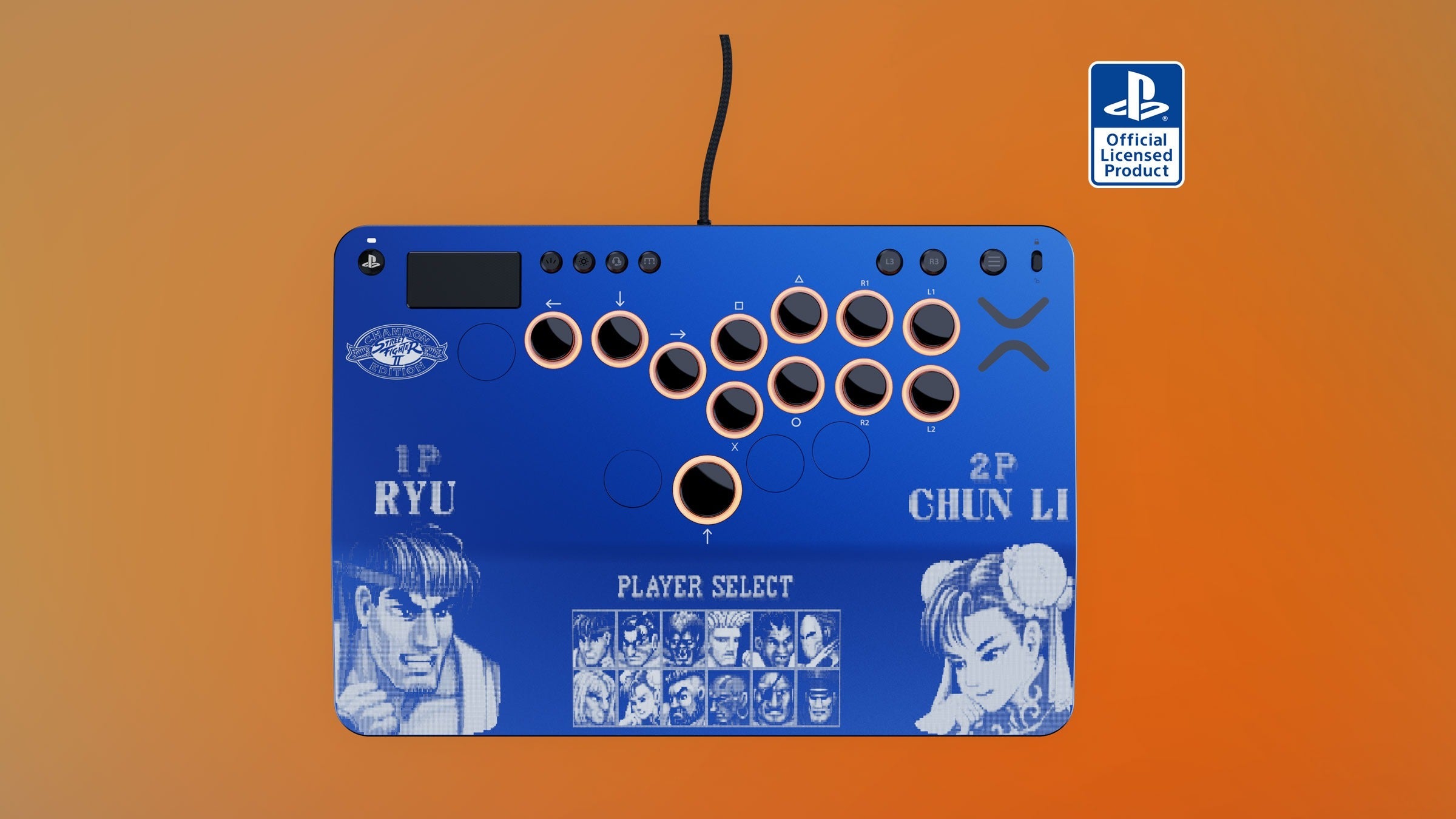 Arcade Stick - Victrix Pro KO Leverless Fight Stick - Street Fighter II:-hampion Edition