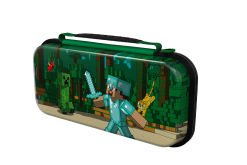 Alternative view of Accessories - PDP REALMz Travel-ase Plus: Minecraft Forest Battle - Nintendo Switch