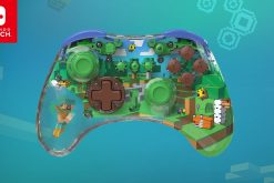 Alternative view of Controller - PDP REALMz Wireless-ontroller: Minecraft Forest Biome + Travel-ase Plus Minecraft Forest Battle for Nintendo Switch Bundle